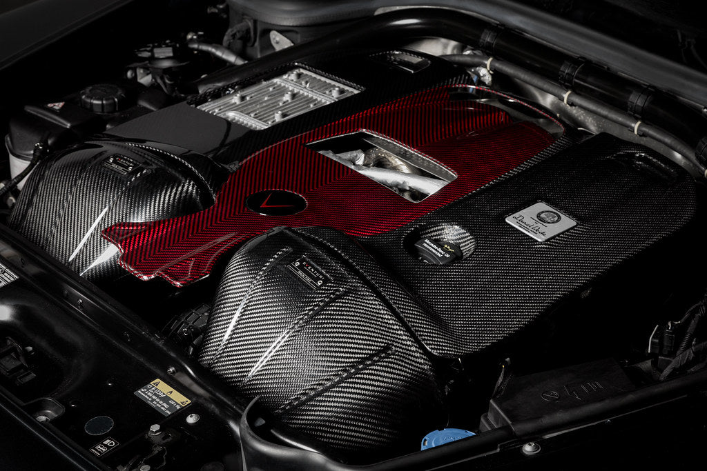 Eventuri Black Carbon Fiber Intake + Engine Cover - Mercedes G63 AMG 2019-2024