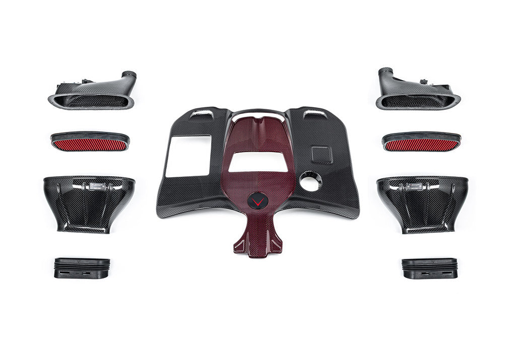 Eventuri Black Carbon Fiber Intake + Engine Cover - Mercedes G63 AMG 2019-2024