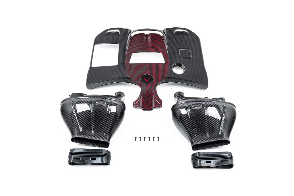 Eventuri Black Carbon Fiber Intake + Engine Cover - Mercedes G63 AMG 2019-2024
