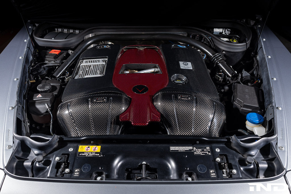 Eventuri Black Carbon Fiber Intake + Engine Cover - Mercedes G63 AMG 2019-2024