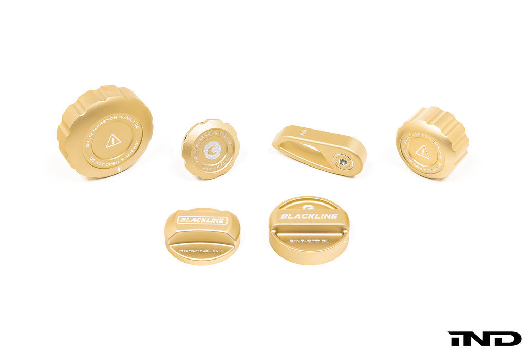 Goldenwrench CCB Gold Cap Complete Set - BMW M2 Competition & CS / M3 / M4 (F8x) 2015-2020