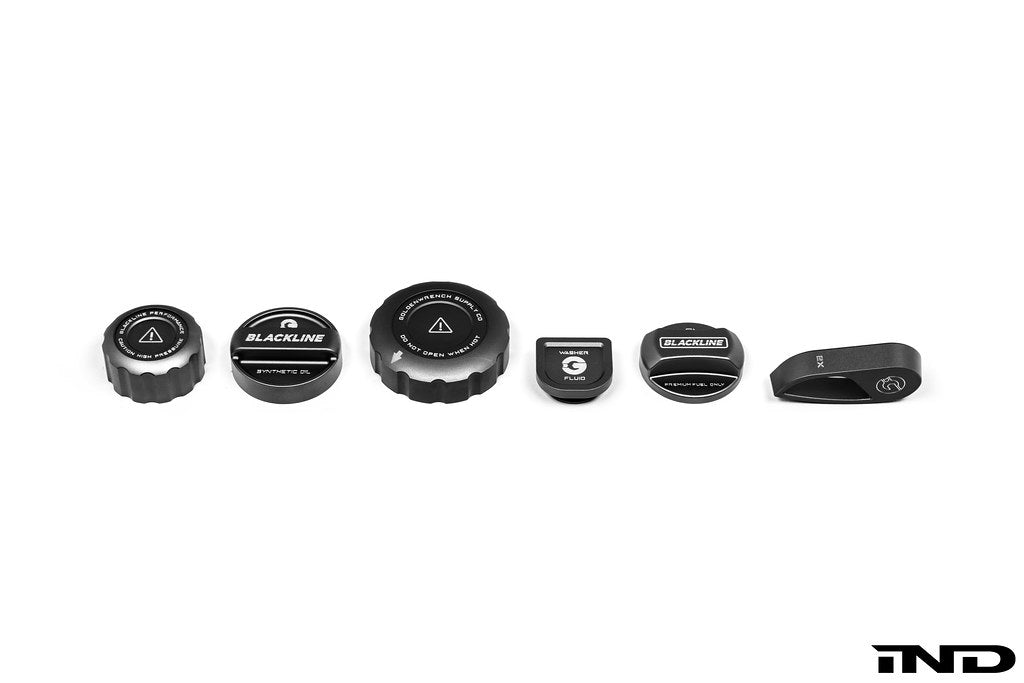 Goldenwrench Blackline Performance S58 Frozen Black Cap Complete Set - BMW M2/M3/M4 (G8x) 2021+