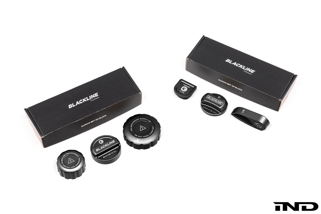 Goldenwrench Blackline Performance S58 Frozen Black Cap Complete Set - BMW M2/M3/M4 (G8x) 2021+