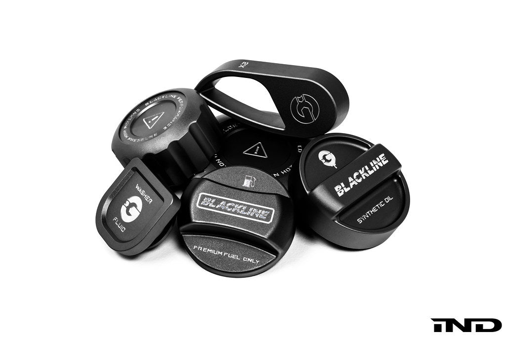 Goldenwrench Blackline Performance S58 Frozen Black Cap Complete Set - BMW M2/M3/M4 (G8x) 2021+