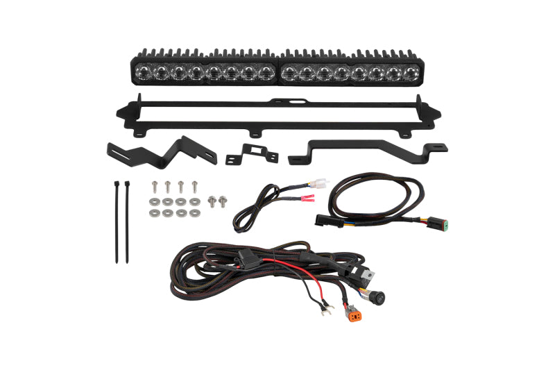 Diode Dynamics White SAE Driving Sport TRD Pro Grille Lightbar Kit - Toyota Tundra 2022-2026