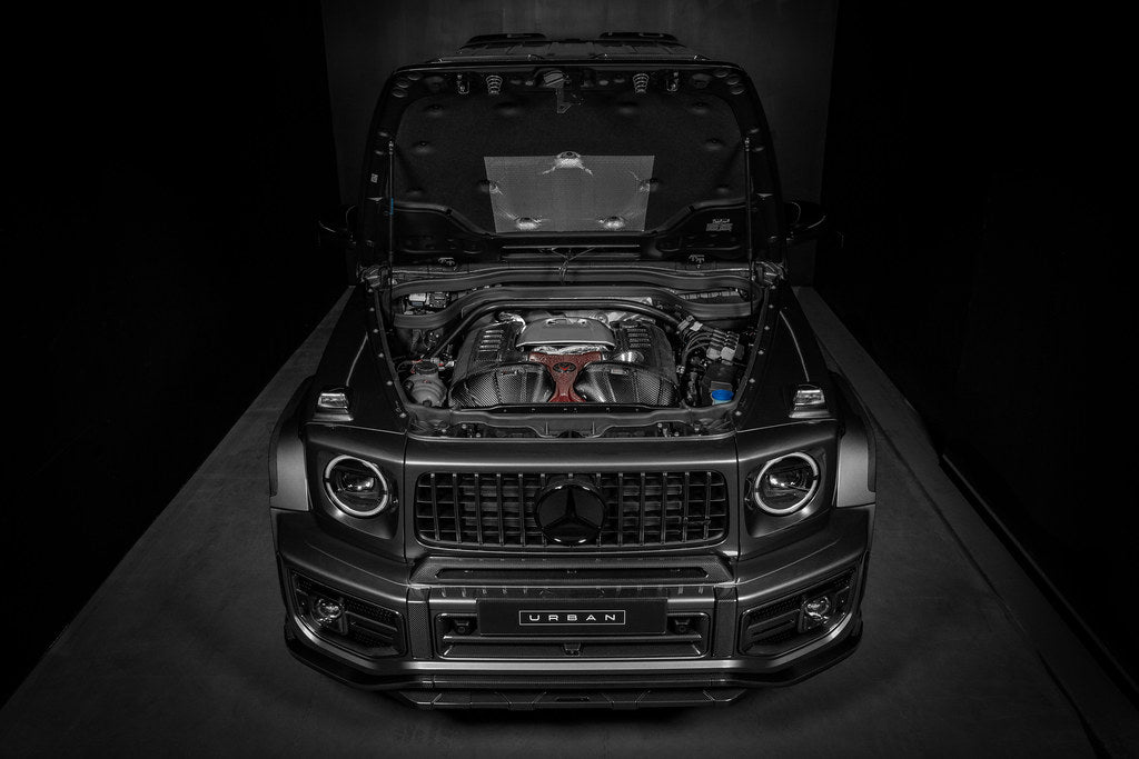 Eventuri Black Carbon Fiber Intake + Engine Cover - Mercedes G63 AMG (W465) 2025+