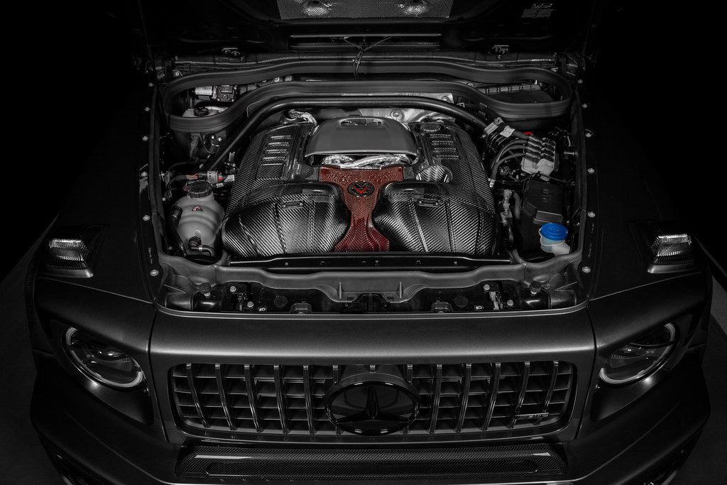 Eventuri Black Carbon Fiber Intake + Engine Cover - Mercedes G63 AMG (W465) 2025+