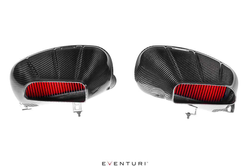 Eventuri Black Carbon Fiber Intake + Engine Cover - Mercedes G63 AMG (W465) 2025+