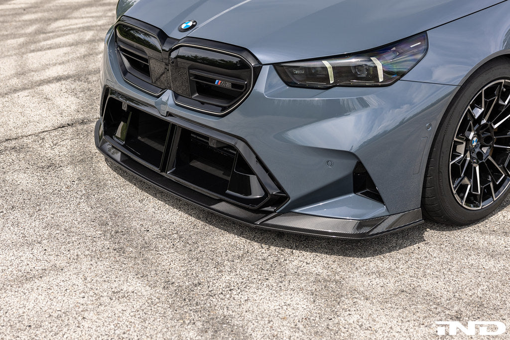 TREVORA Carbon Fiber PR-1 Front Splitter - BMW M5 / M5 Touring (G90/G99) 2025-2027