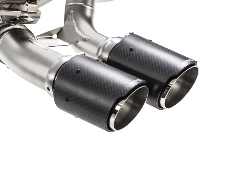 Akrapovic Titanium Evolution Line Cat Back Exhaust w/Carbon Tips - BMW M2 (F87) 2016-2018