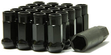 Load image into Gallery viewer, Wheel Mate Muteki SR48 Open End Lug Nuts - Black 12x1.50 48mm