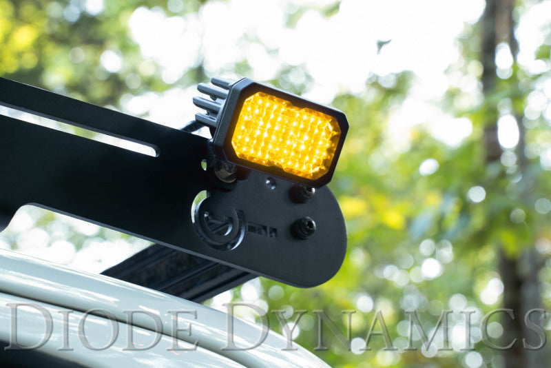 Diode Dynamics C2 1.0 SAE Yellow Driving Sport LED Pod (Pair) - Universal Fitment