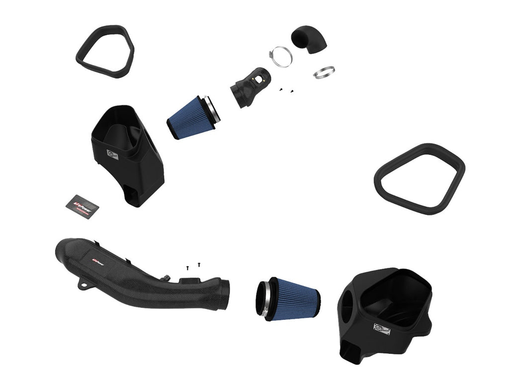 aFe Track Series Stage 2 Pro 5R Carbon Fiber Air Intake System - BMW M2/M3/M4 (F8x) 2015-2021