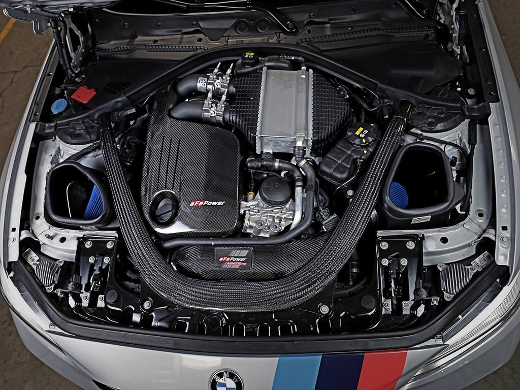 aFe Track Series Stage 2 Pro 5R Carbon Fiber Air Intake System - BMW M2/M3/M4 (F8x) 2015-2021