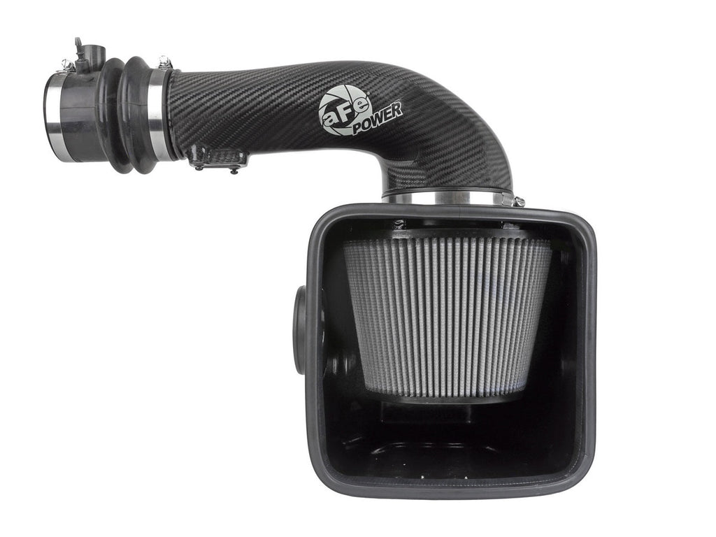 aFe Track Series Carbon Fiber Intake System w/Pro DRY S Filter - Nissan Patrol 4.8L 2019-2023