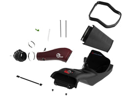 aFe Track Series Red Kevlar Carbon Fiber Cold Air Intake System w/ Black Pro 5R Filter - Ford F-150 Raptor R 2023-2024