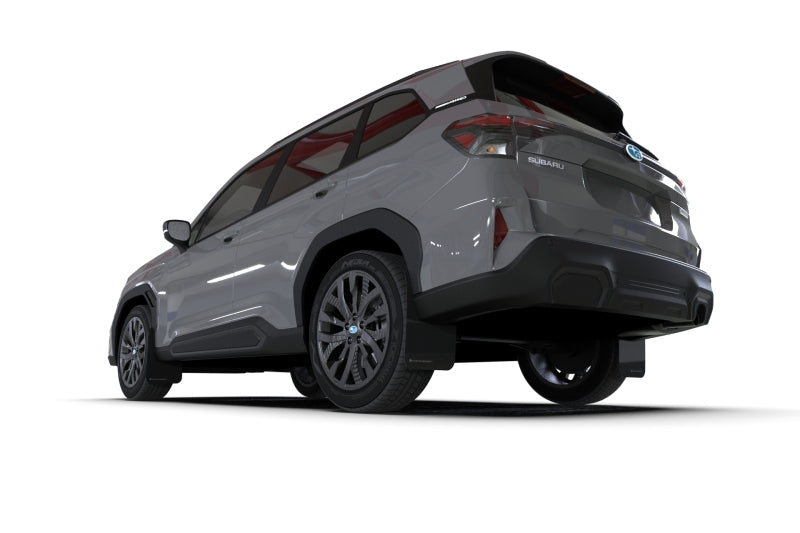 Rally Armor Black UR Mudflaps w/Grey Logo - Subaru Forester 2025+