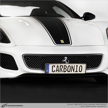 Load image into Gallery viewer, Carbonio No-Drill Front License Plate Mount - Ferrari 599 GTO 2010-2012
