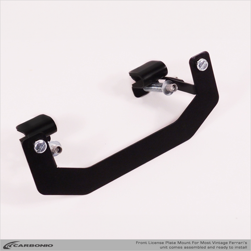 Carbonio No-Drill Front License Plate Mount - Ferrari 599 GTB 2006-2010