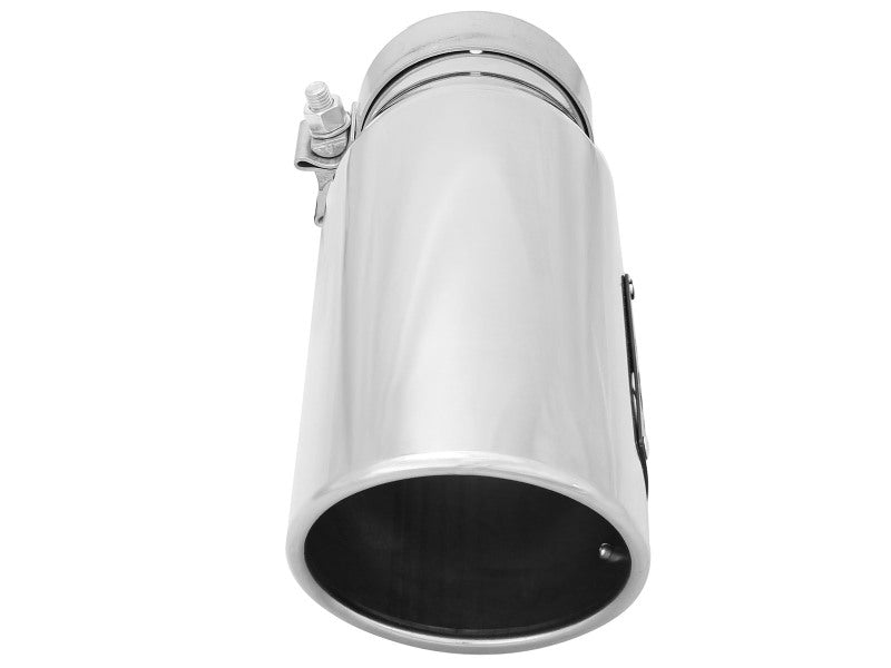 aFe MACH Force-Xp 409 Stainless Steel Clamp-on Polished Exhaust Tip (Left) - Universal