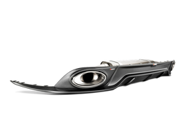 Akrapovic Rear Matte Carbon Fiber Diffuser - Porsche 911 Turbo/Turbo S (991.1)