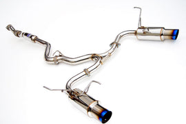 Invidia N1 Twin Outlet Single Layer Tip Titanium Cat-Back Exhaust - Subaru WRX / STi 2015-2021