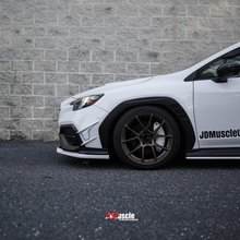 Load image into Gallery viewer, JDMuscle Canards V2 [Paint Matched / Gloss Black / ABS] - Subaru WRX 2022-2025