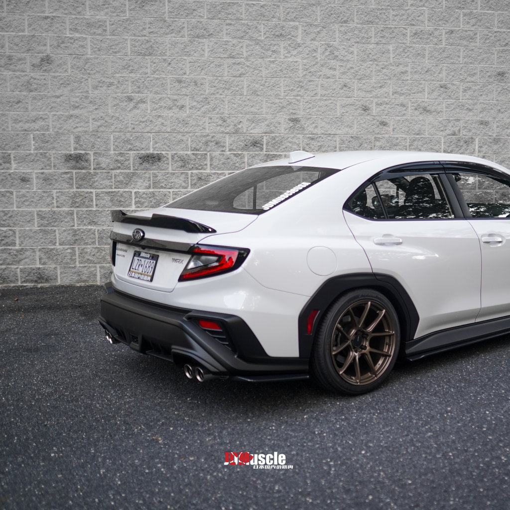 JDMuscle STI Style Duck Bill Spoiler [Paint Matched/Gloss Black] - Subaru WRX 2022-2025