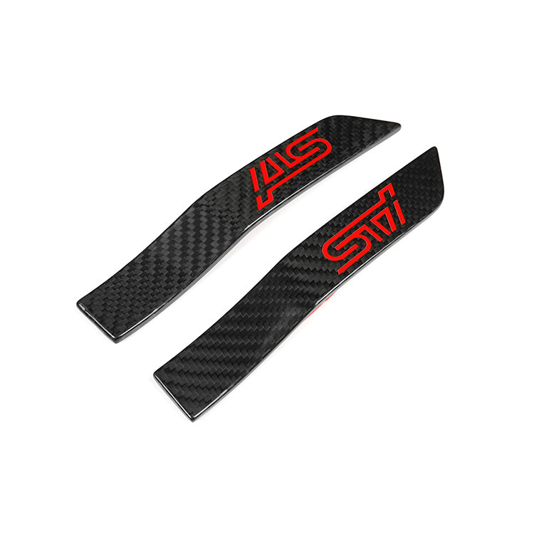 JDMuscle Tanso Carbon Fiber Fender Emblems V2 - Subaru WRX / STi 2015-2021