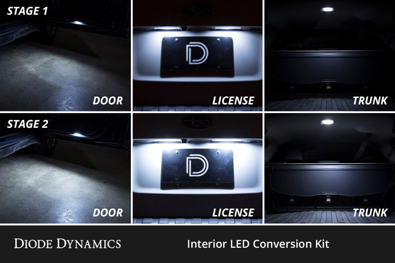 Diode Dynamics Stage 1 Interior LED Conversion Kit - Subaru Forester 2014-2018