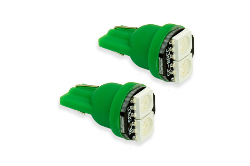 Diode Dynamics 194 LED Bulb SMD2 LED [Green; Pair] - Universal