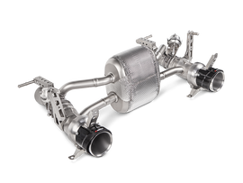 Akrapovic Titanium Slip-On Line Exhaust w/ Carbon Tips - Ferrari 488 GTB/488 Spider 2016-2019