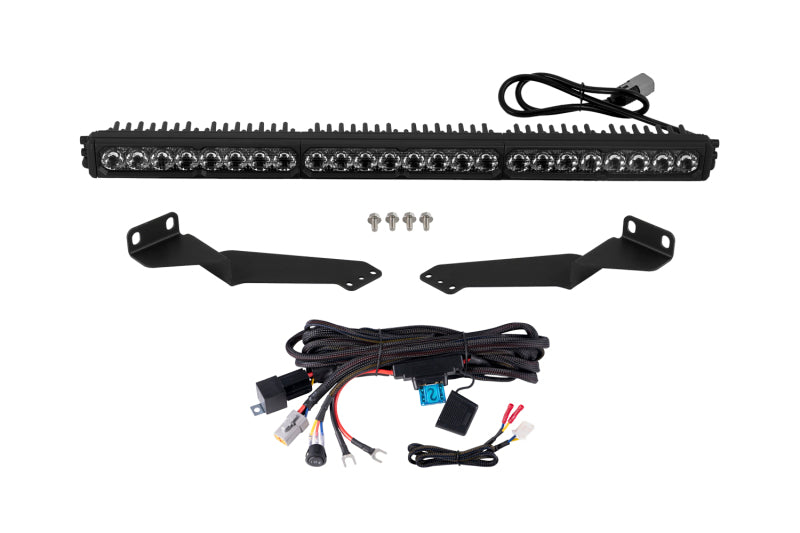 Diode Dynamics White SAE Driving Pro Stealth Lightbar Kit - Toyota Tacoma 2016-2023