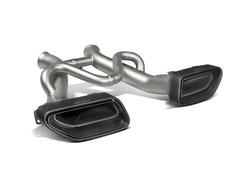 Akrapovic Titanium Slip-On Line Exhaust w/ Carbon Tips - McLaren 650S/650S Spyder 2015-2016