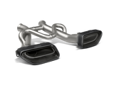 Akrapovic Titanium Slip-On Line Exhaust w/ Carbon Tips - McLaren 650S/650S Spyder 2015-2016