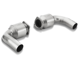 Akrapovic Titanium Link Pipe Set w/ Cat - Porsche 911 Turbo/Turbo S (997.2) 2010-2012