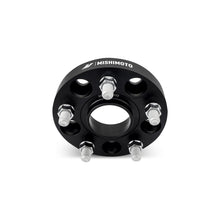 Load image into Gallery viewer, Mishimoto Black 50mm Wheel Spacers [5x120 - 64.1 CB - M14 x1.5] - Acura / Honda / Tesla