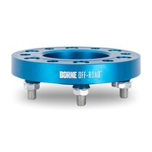 Load image into Gallery viewer, Mishimoto Borne Off Road Wheel Spacers - 6x135 - 87.1 - 25 - M14 - Blue
