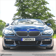 Load image into Gallery viewer, Carbonio No-Drill Front License Plate Mount - BMW 6-Series (F06/F12/F13/G23) 2011-2023