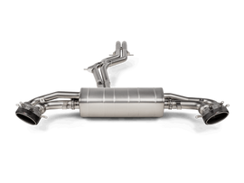 Akrapovic Titanium Evolution Line Cat Back Exhaust w/ Carbon Fiber Tips - Audi RS Q8 (M4) 2020-2024