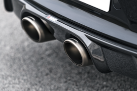 Akrapovic High Gloss Rear Carbon Fiber Diffuser - Porsche 911 Carrera S/4/4S/GTS (991.2) 2017-2019