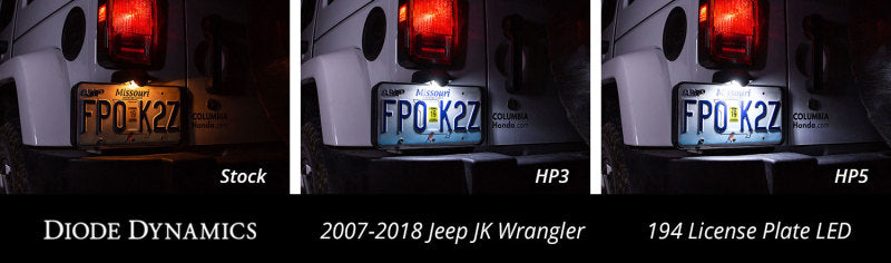 Diode Dynamics Stage 2 Red Interior LED Conversion Kit - Jeep JK Wrangler 2007-2018