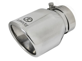 aFe Takeda 2-1/2 IN 304 Stainless Steel Polished Exhaust Tip - Universal