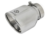 aFe Takeda 2-1/2 IN 304 Stainless Steel Polished Exhaust Tip - Universal
