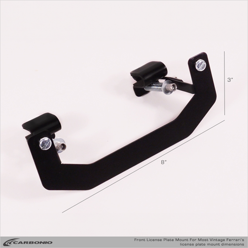 Carbonio No-Drill Front License Plate Mount - Ferrari 612 Scaglietti 2004-2011