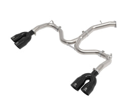 aFe 3in-2.5in 304 SS Axle-Back Exhaust w/ Black Tips - Kia Forte GT 1.6L 2022-2024