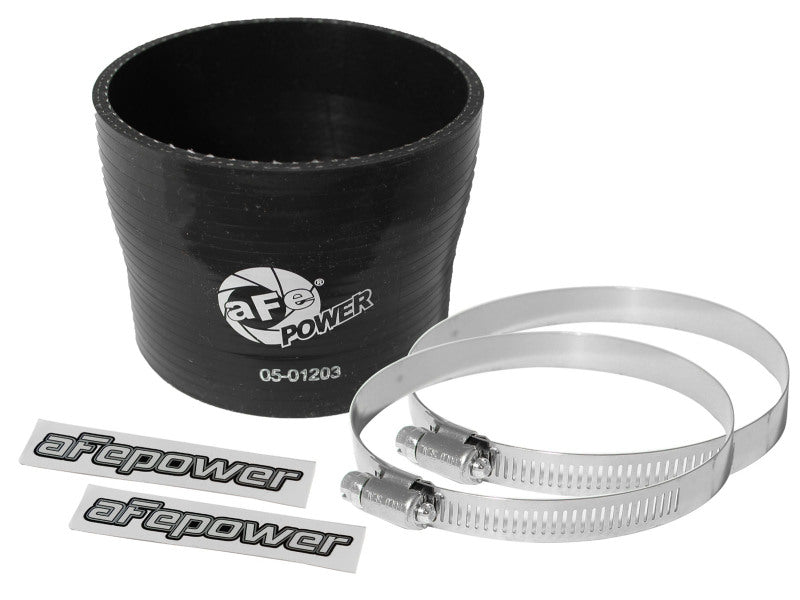 afe Magnum FORCE Intake Coupling Kit (3-3/4 IN ID to 3-1/2 IN ID x 3 IN L) Black Straight Coupler - Universal