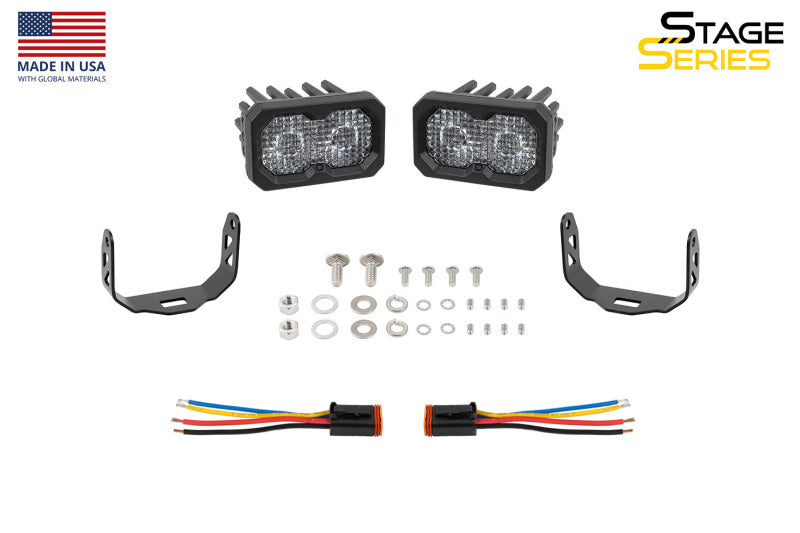 Diode Dynamics C2R White Flood Standard Mount LED Pod (pair)