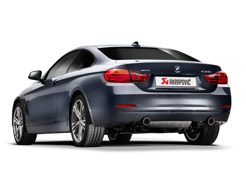 Akrapovic SS Evolution Line Cat Back (SS) w/ Carbon Tips (Req. Link Pipe) - BMW 335i (F30) 2012-2015