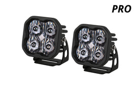 Diode Dynamics SS3 SAE/DOT White Pro Combo ABL LED Pod (Pair) - Universal